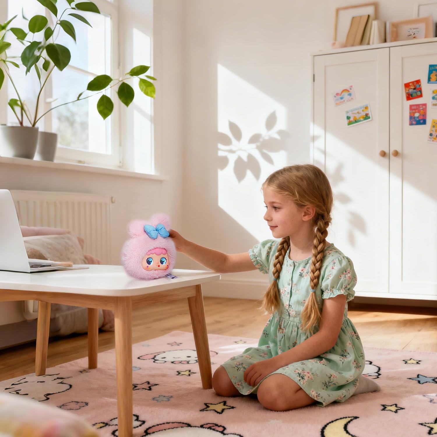 AI-gesteuertes Plüschtier mit ChatGPT – mehrsprachiger, emotionaler AI-Begleiter zum Kuscheln, interaktiver Lernassistent und Gedächtnistrainer für Kinder ab 3 Jahren, inklusive Eltern-App mit Chat-Zusammenfassung.