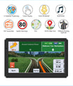 NOEIFEVO X20 Navigazione GPS, Schermo Touchscreen da 7 pollici con Mappe Europa, 8GB 256MB, Multilingue, Supporto FM, per Auto/Furgoni/Camion