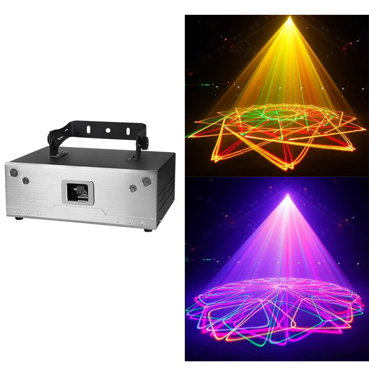 2W helfärgs-phantomlaserljus, professionell scenbelysning, lämplig för KTV, barer, nattklubbar och scenframträdanden