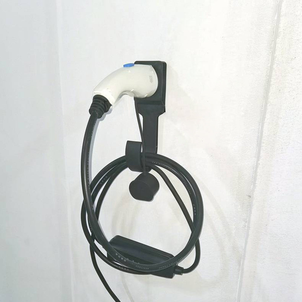 EV Charger Cable Holder, laddningshuvuduttag för elfordonsplugg